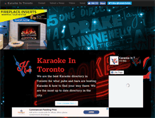 Tablet Screenshot of karaokeintoronto.com